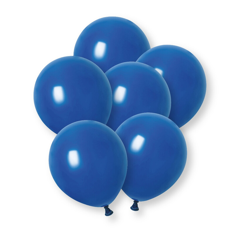 Unique Latex Balloons, Royal Blue, 30cm, 10 pack