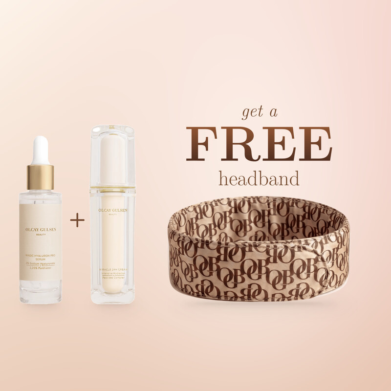 OGB Sérum hyaluronique & crème de jour avec bandeau offert
