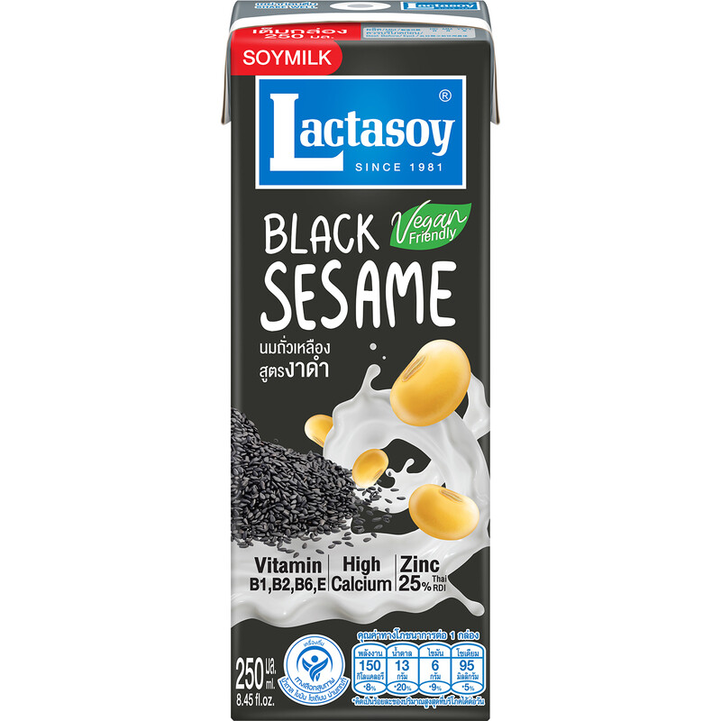 Lactasoy Sojamilch mit schwarzem Sesam 250 ml