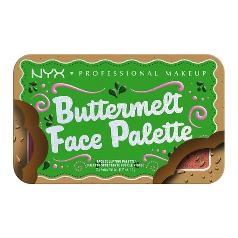 NYX Professional Makeup Butterschmelz-Bronzer- und Rouge-Palette #D