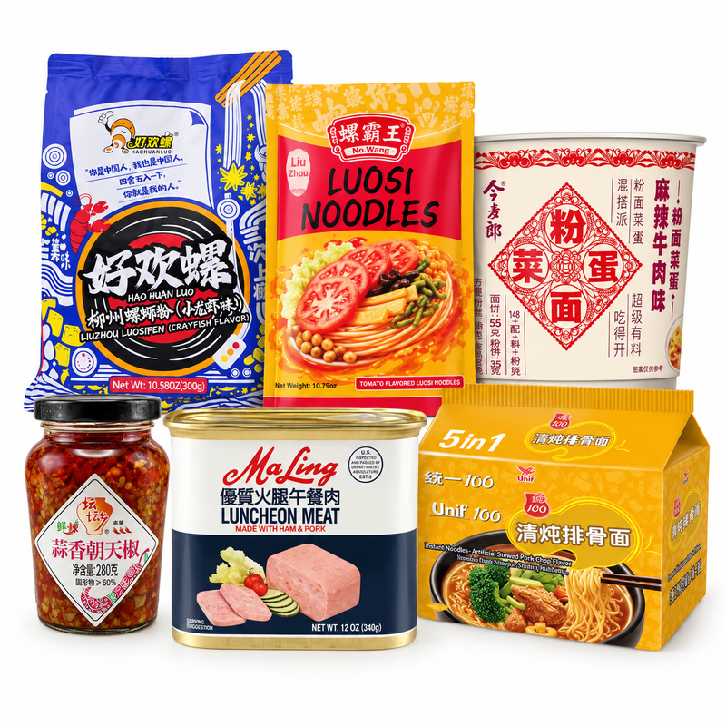 [Start van het schooljaar] HAOHUANLUO's 2-in-1 verfijnde noedels met extra ingrediënten