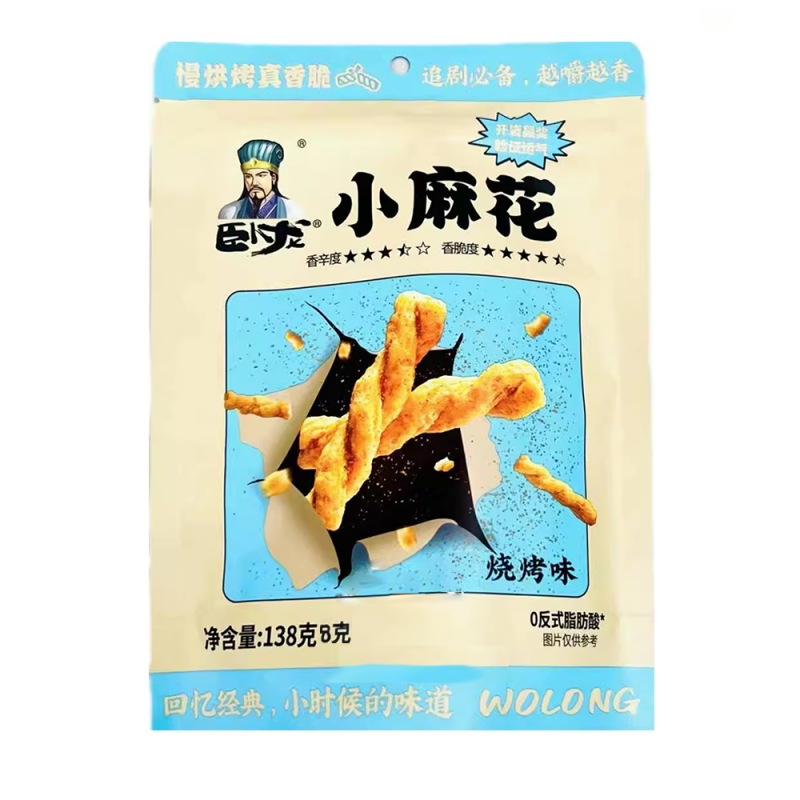 Wo Long Mini Mahua, BBQ-Geschmack, 138 g