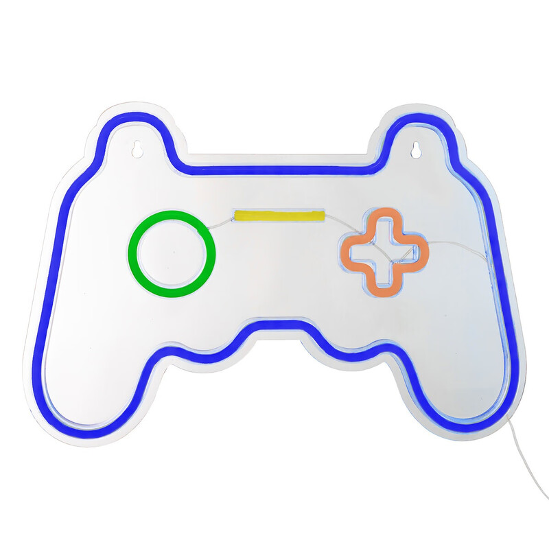 Atmosphera LED Neon Wandlamp Gamecontroller - 41 x 1,6 x 27,5 cm