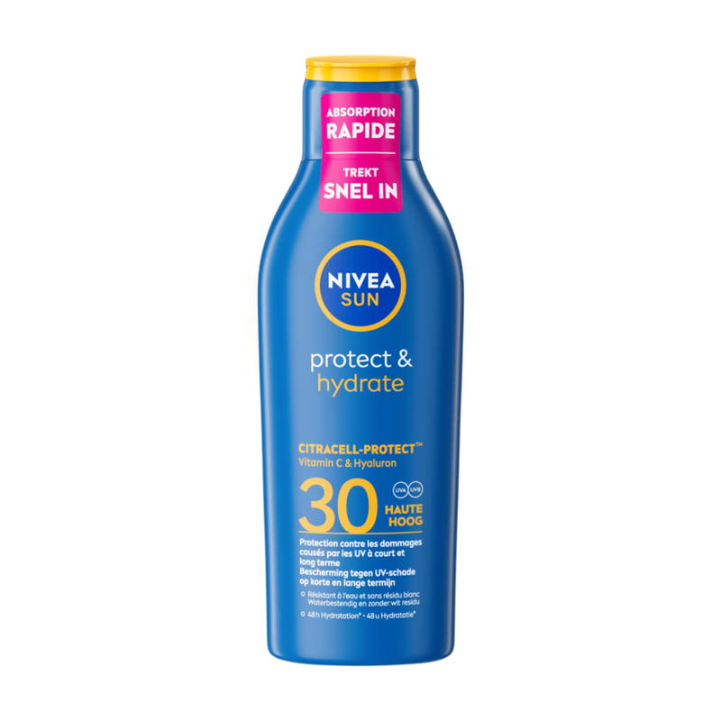 NIVEA SUN Zonnebrand Protect & Hydrate Zonnemelk SPF 30 200 ml
