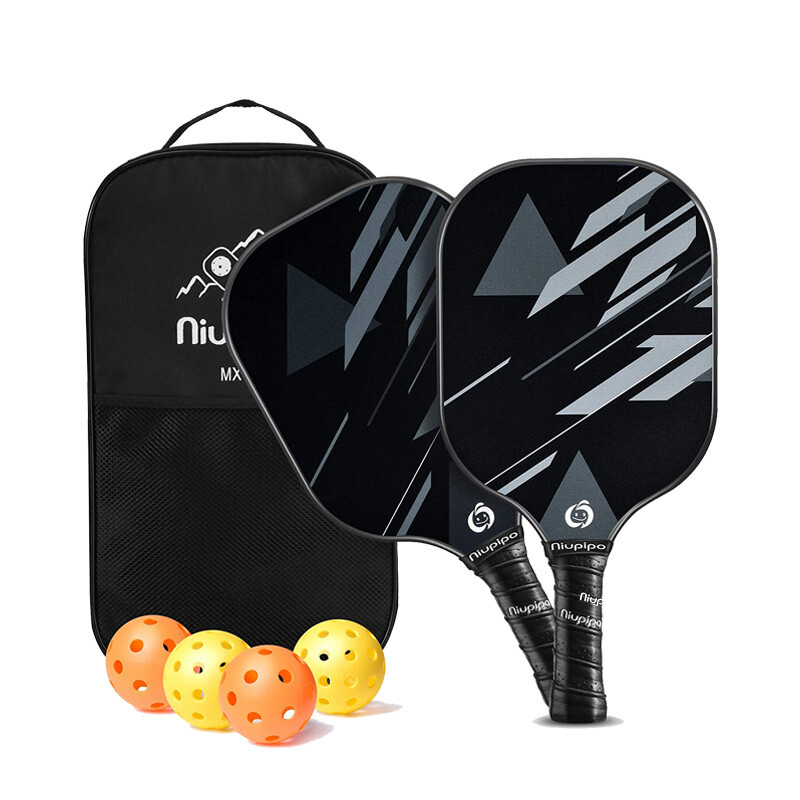 NIUPIPO pickleball paddles set van 2 glasvezel