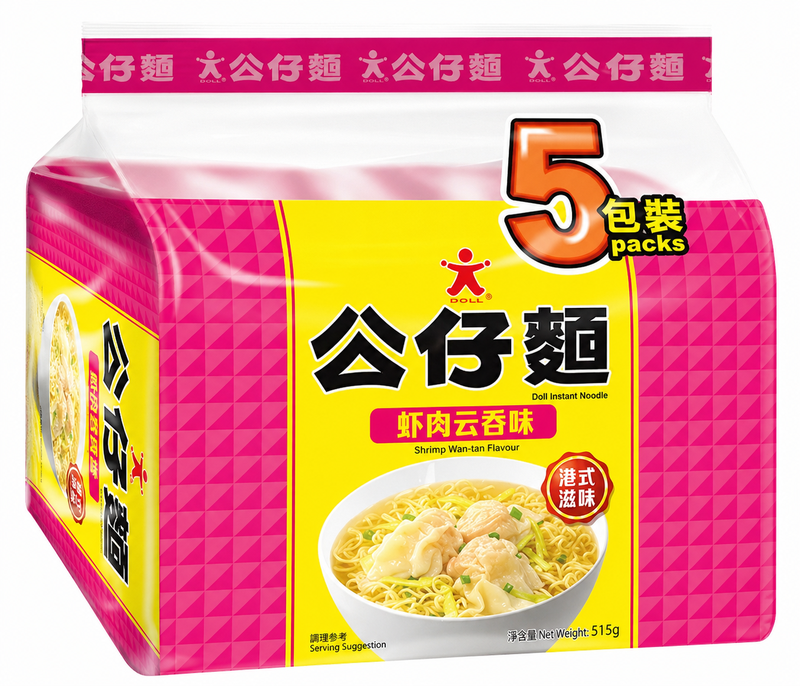 Doll Instant Noodle Shrimp Wonton 515G