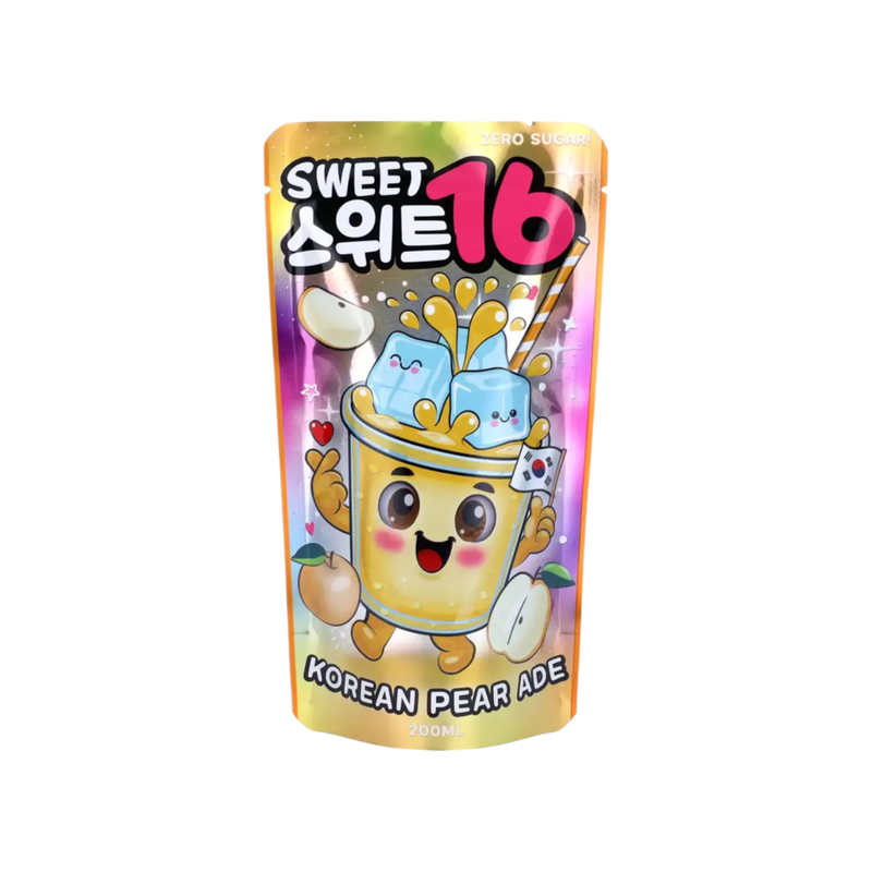 Sweet16 Koreaanse perenfrisdrank Suikervrij 200 ml