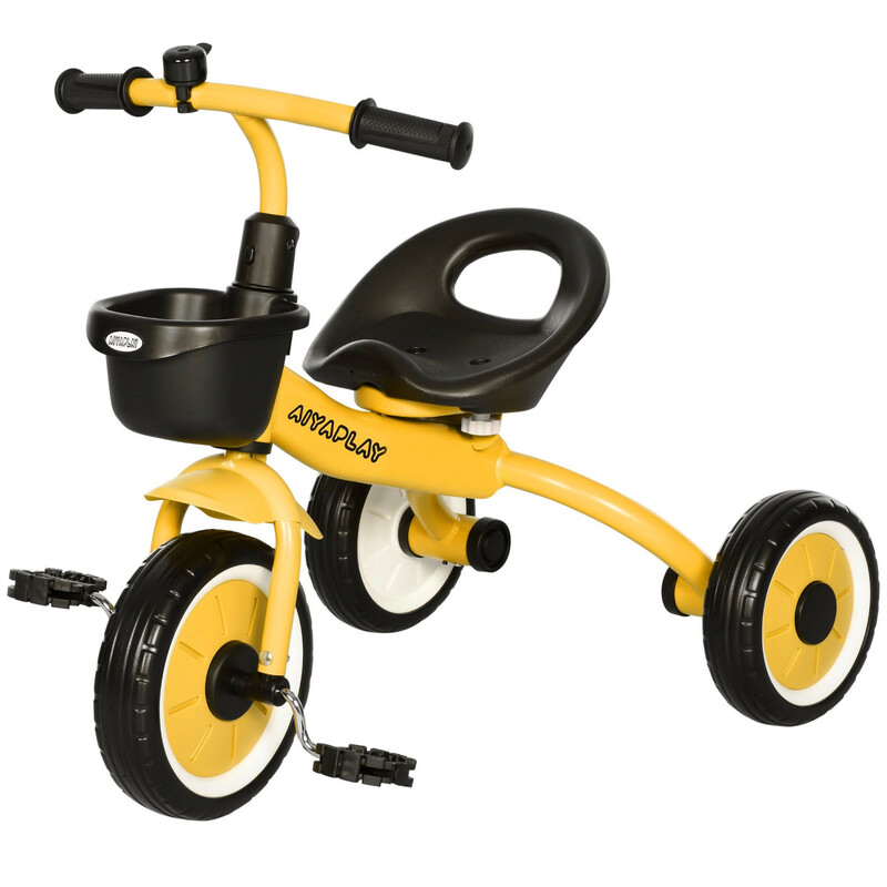 370-267V00YL AIYAPLAY Trike for Kids, Baby Tricycle with Adjustable Seat, Basket, 3 W