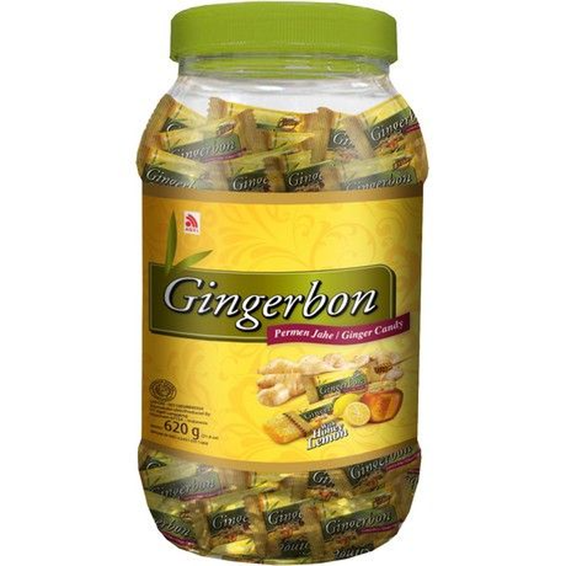 Gingerbon Gember-honing&citroenbonbons 620 g