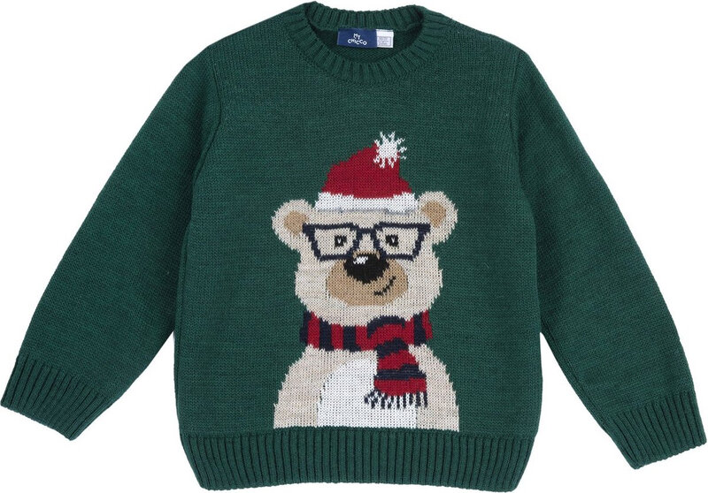 CHICCO Abbigliamento trui - Maat 80 - mediumgroen