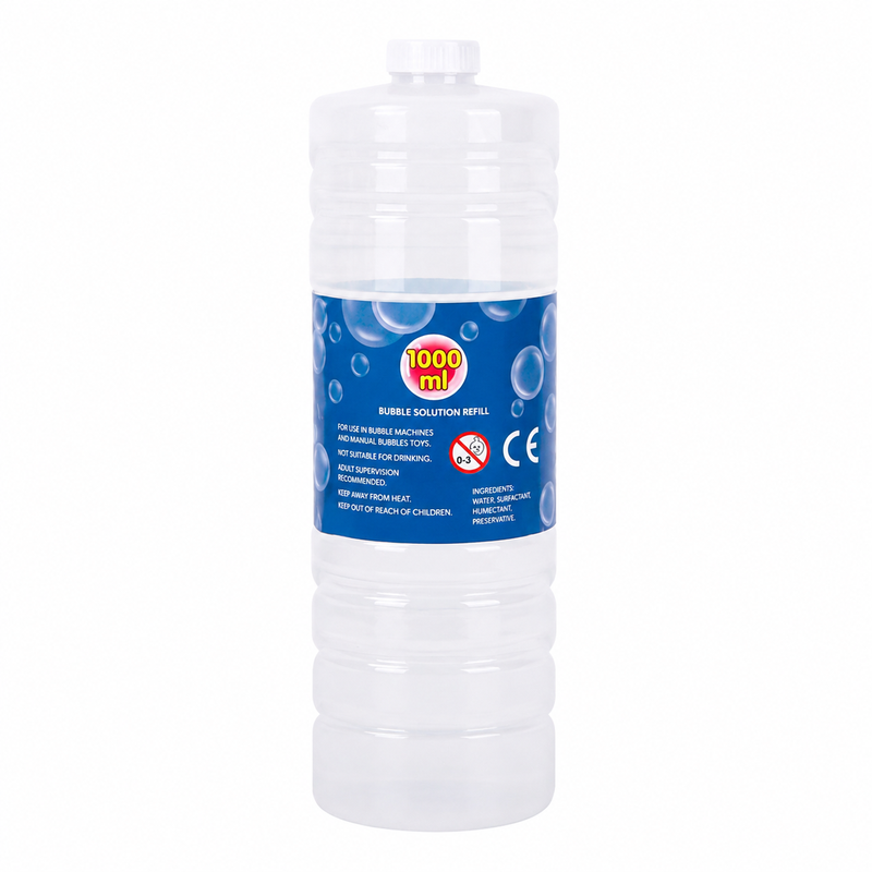 1000 ml Seifenblasenlösung Nachfüllflasche 1er-Pack für Halloween und Weihnachten
