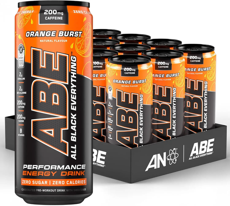 ABE Energy Drink Orange Burst - 12 x 330 ml