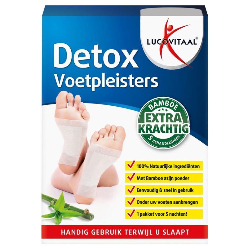 Lucovitaal Detox Voetpleisters 10 voetpleisters