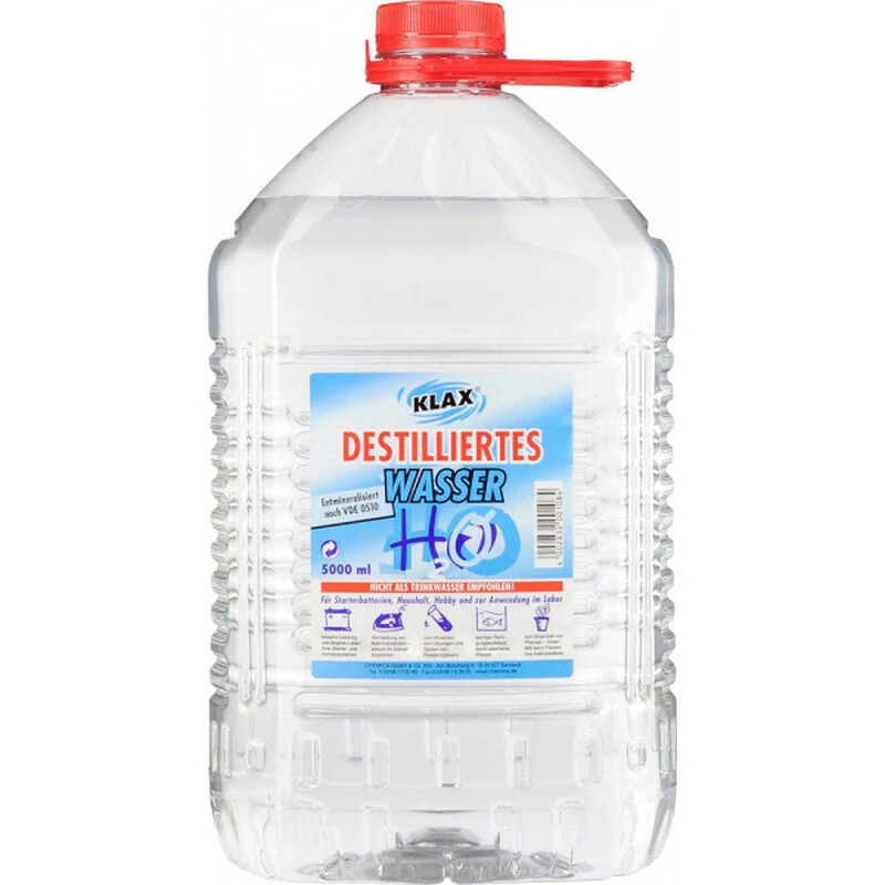 Klax Destilliertes Wasser 5 Liter