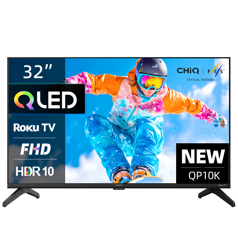 32QP10K HD Smart QLED Roku TV HDR10