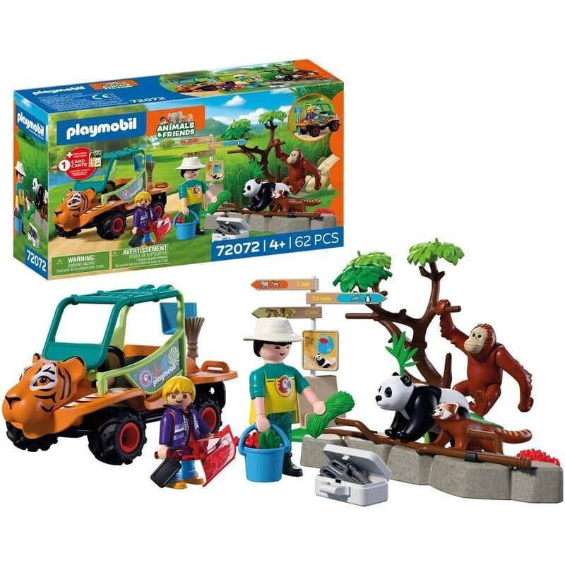 PLAYMOBIL Zoo: Tierpflegermobil