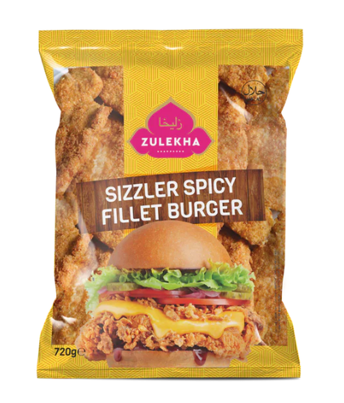 Zulekha Sizzler Spicy Burgers 720g