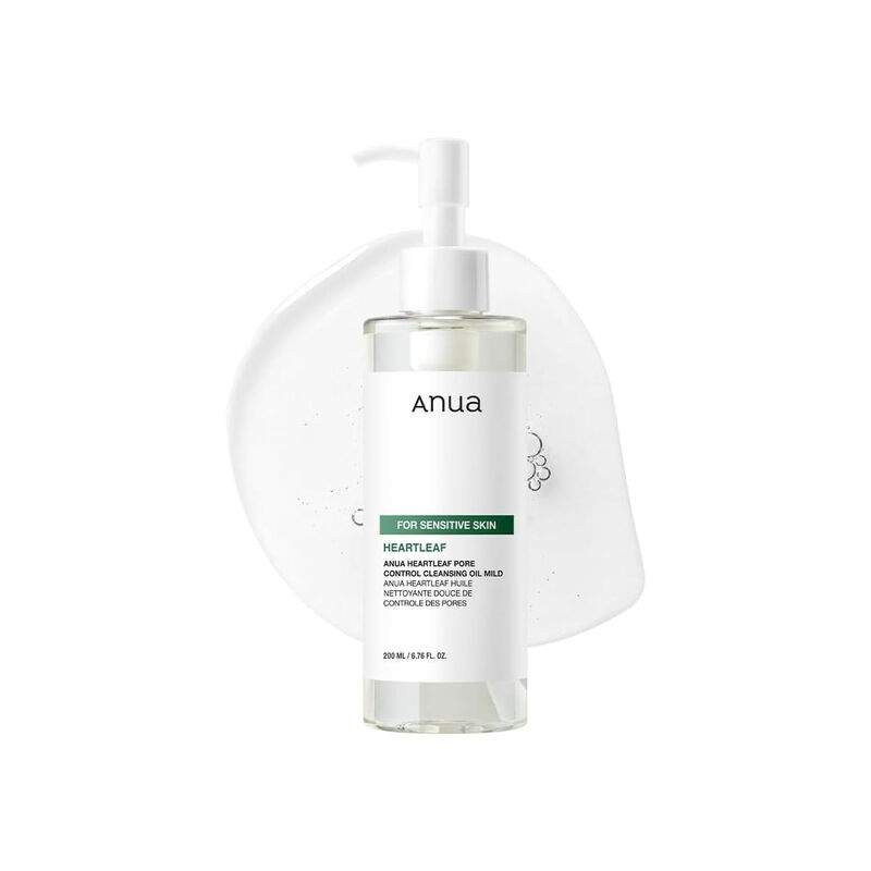 Anua milde reinigingsolie met hartblad voor poriëncontrole 200 ml