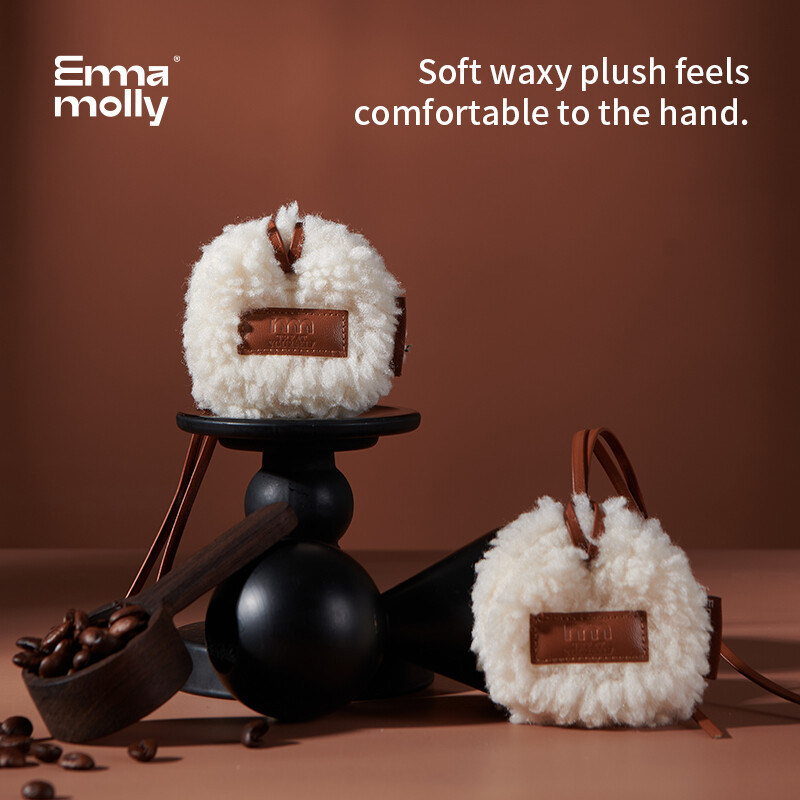Emma Molly Lamswol Auto Aroma Hanger Koffie Duizend Lagen Lamswol