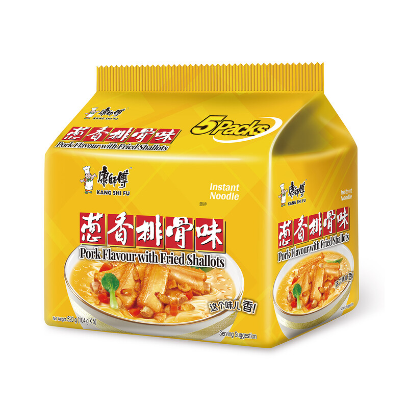 Master Kong Onion & Pork Flavor 5-Packs 104G*5