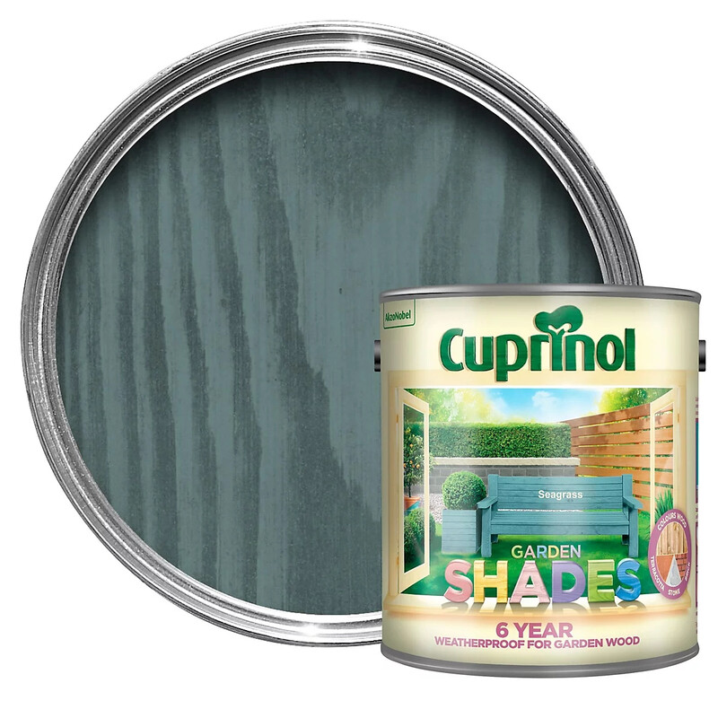Cuprinol Garden Shades Matt Wood Treatment - Seagrass - 2.5L