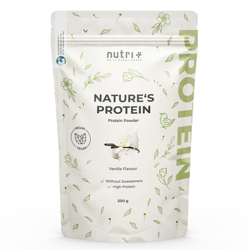 Nutri+ Nature´s Proteinpulver Vegan 500 g Vanille