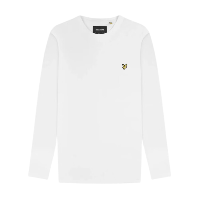 Long Sleeve Cotton T-Shirt - White