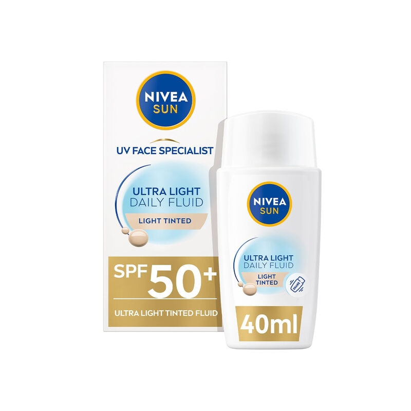 NIVEA SUN Fluide UV Quotidien Ultra Léger Claire SPF50+ 40 ml