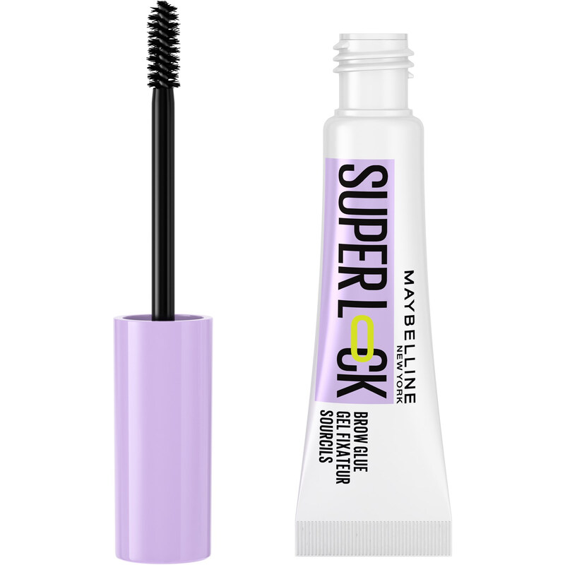 Maybelline Superlock Brow Glue: Clear, 24H Wear, Sweat & Transfer-Resistant Brow Styler Beauty Makeup