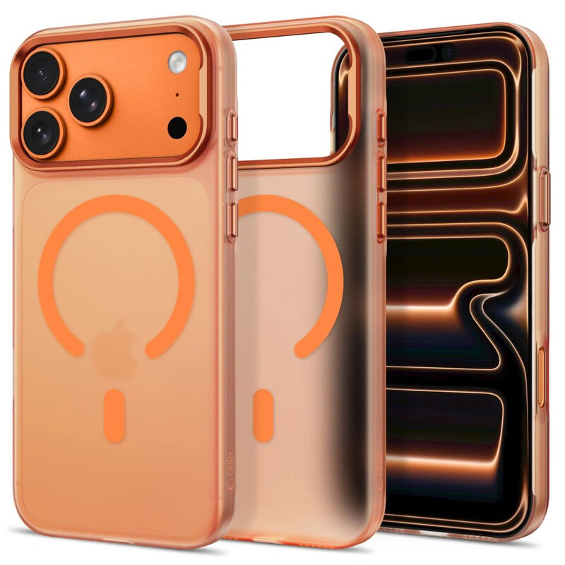 Tech-Protect MagZero MagSafe hoesje voor iPhone 17 Pro / 18 Pro - mat oranje