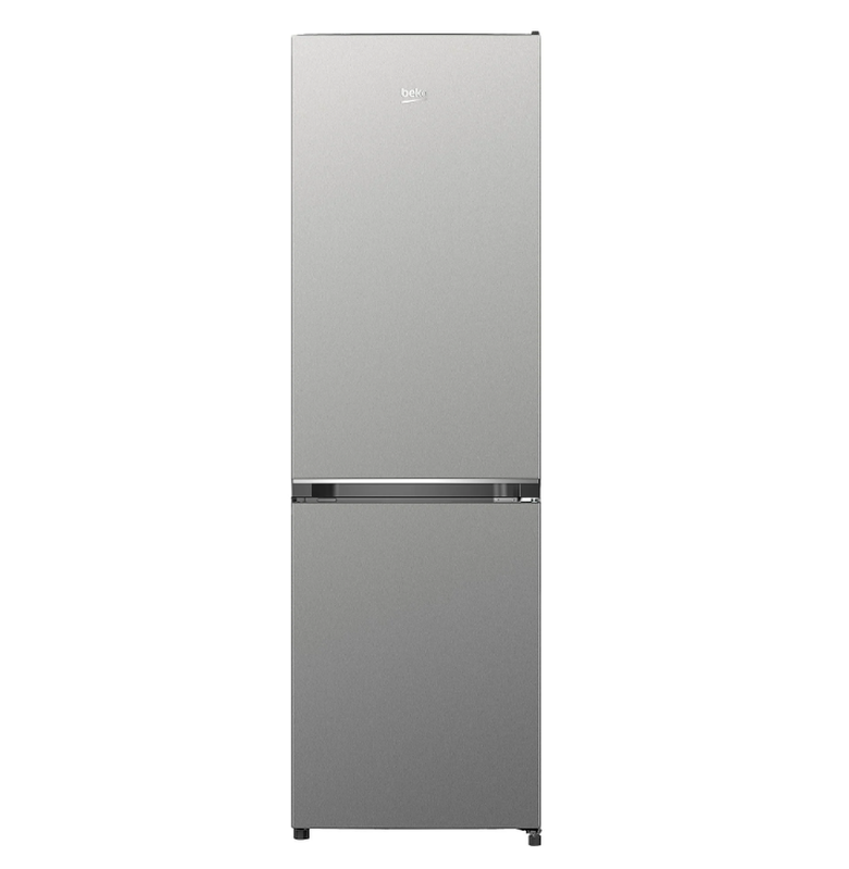 Beko B3RCNO256XB Freistehender Kühl-Gefrierkombination – 250 L No Frost Kühlschrank, Energieklasse C, Edelstahl-Optik