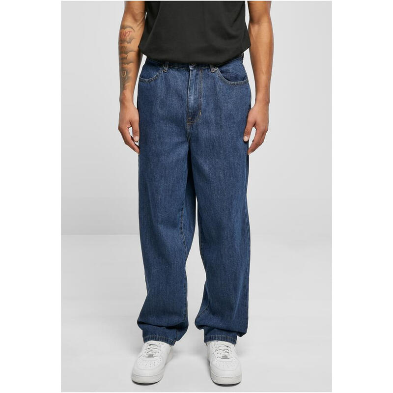 Urban Classics 90er Jeans, Mittel-Indigo, gewascht, 38