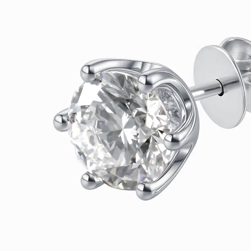 ALAIN MICHAL Classic Serie S925 Silber 1 Karat Labordiamant Ohrringe