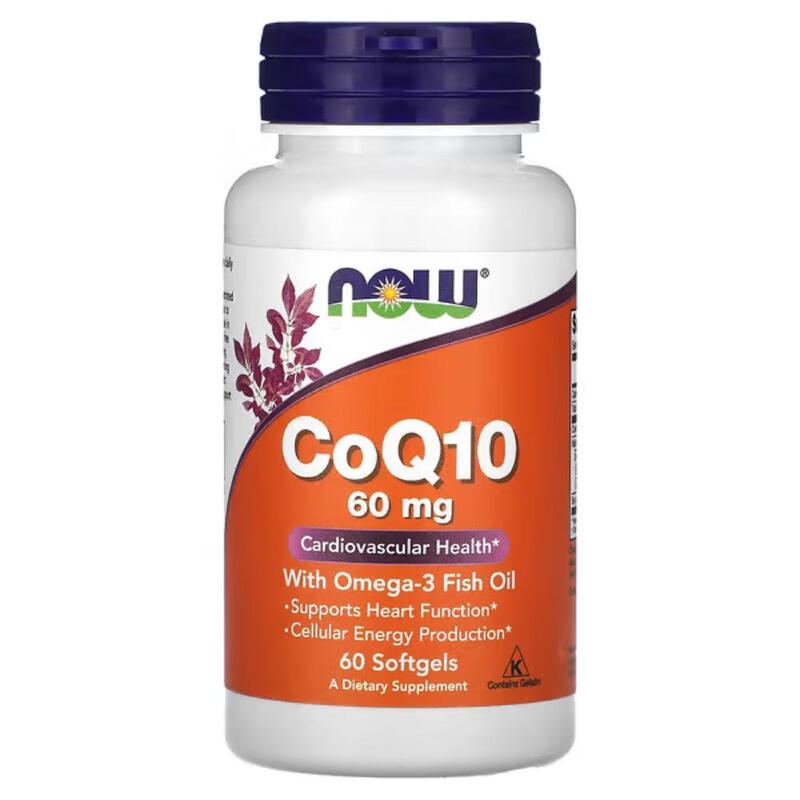 Coenzyme Q10 + Omega 3 Heart Health 60 mg - 60 Softgels