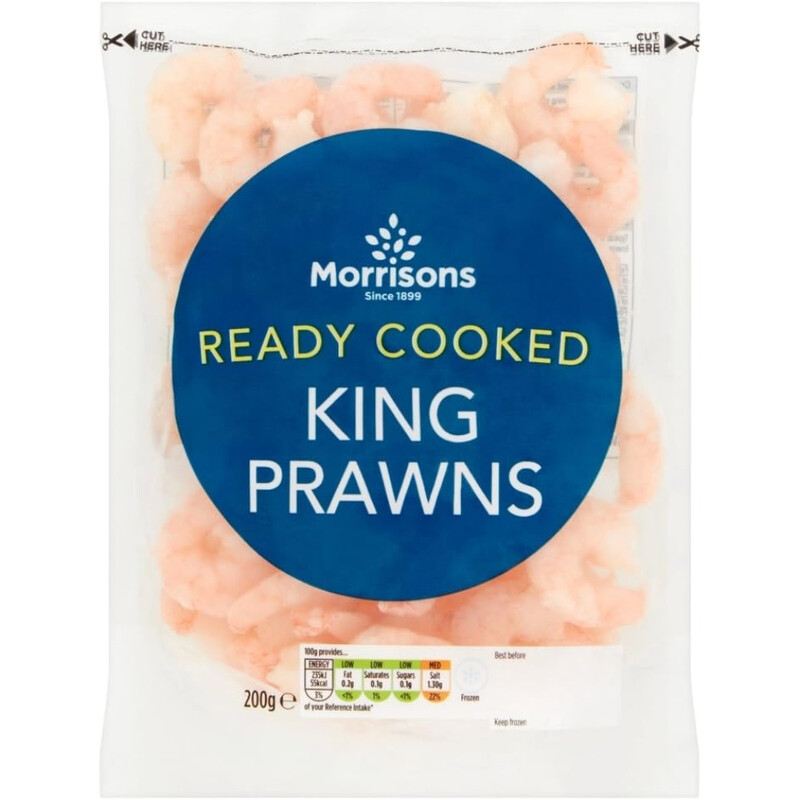 Peeled & Cooked King Prawns 200g