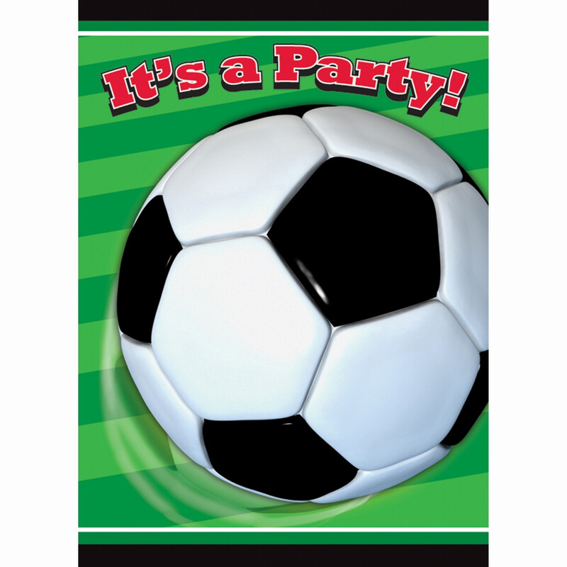 Unique Football Party Invitations, 8 pack