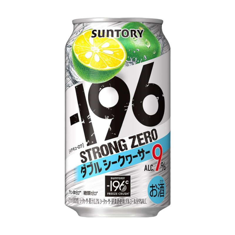 Strong Zero Double Flat Lemon Sour 350ml
