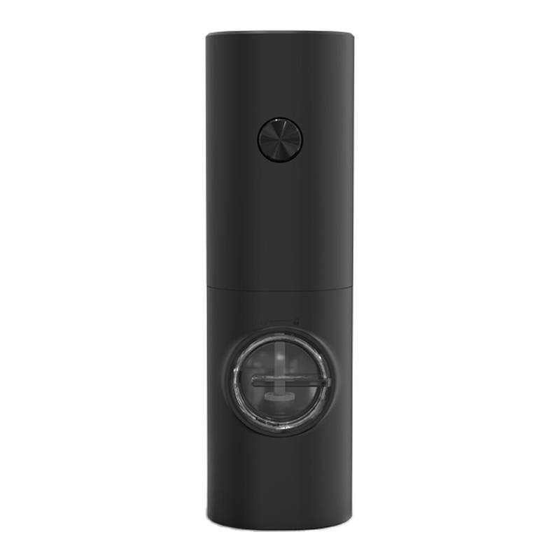 Cuisync Elektrische Peper- en Zoutmolen – Automatische Molen met LED-licht, Eenvoudige Éénhandige Bediening (1 Stuk, Zwart),KYMQ-14
