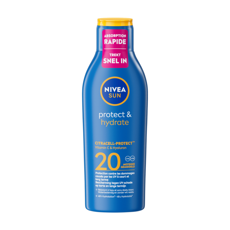 Nivea Sun Protect & Hydrate Zonnemelk SPF 20 200 ml