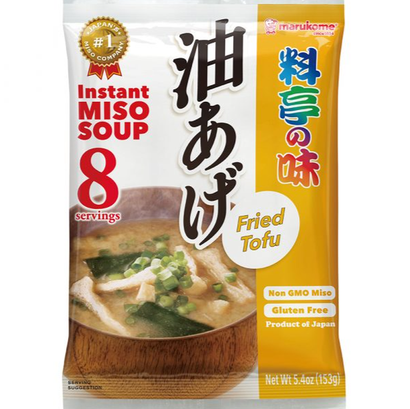 Instant Miso Soup Ryoutei No Aji Fried Tofu Flavour 153g