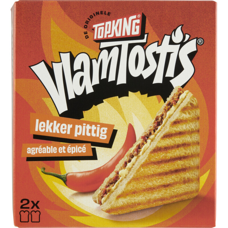Topking VlamTosti's Bevroren Toasties - 2 pcs