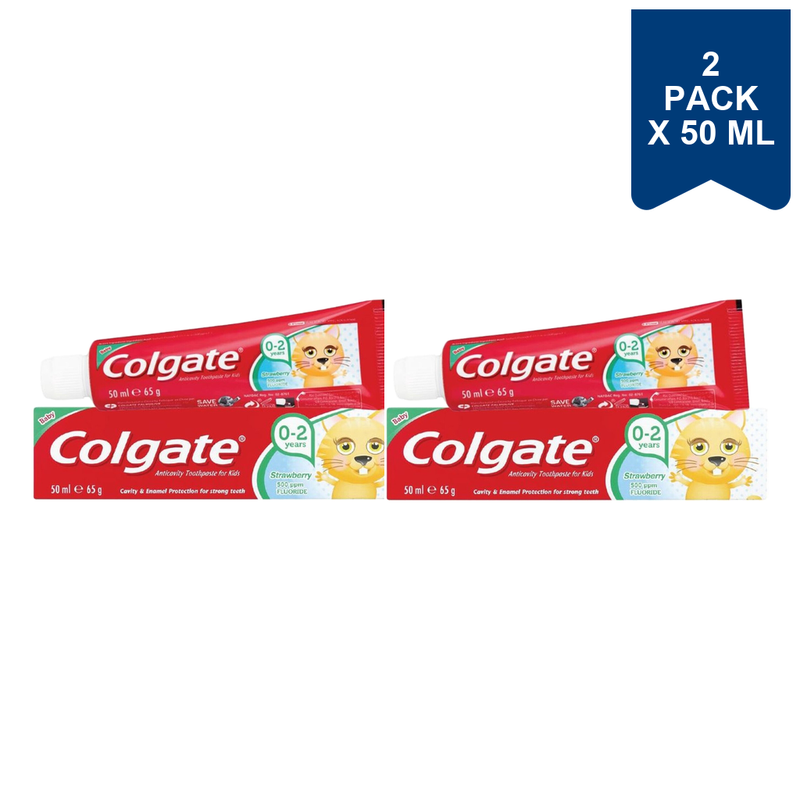 Colgate Tandpasta - Junior Aardbei 50 ml (2-Pack)