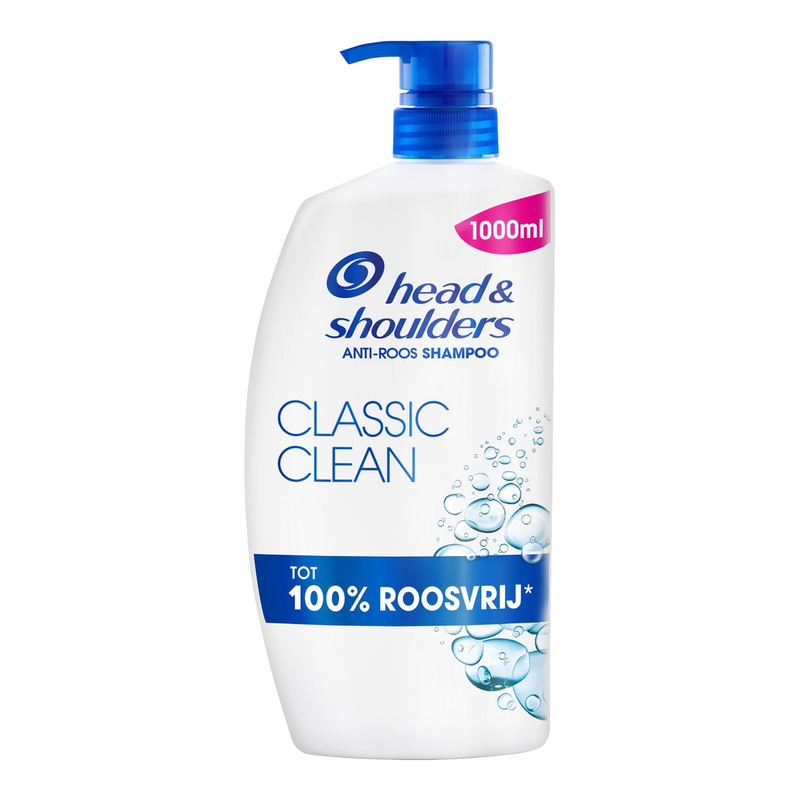 Head&Shoulders Classic Anti-Roos Shampoo - 1000 ml - Pomp