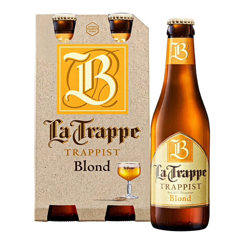 La Trappe blond bier - 4 x 330 ml