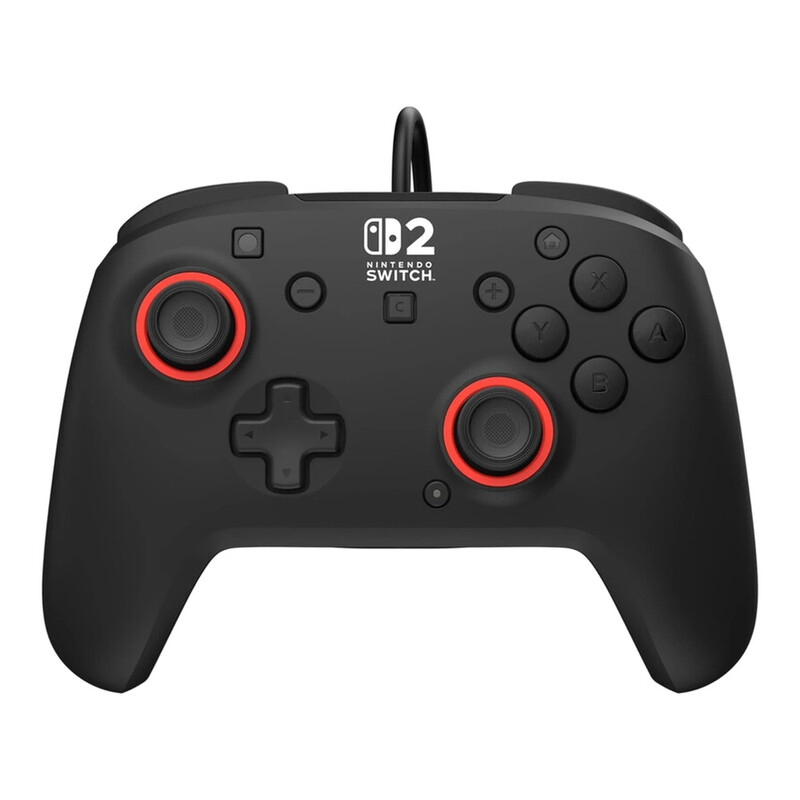 TURTLE BEACH Rematch Gamepad Filaire Manette  (USB) - Joysticks à Effet Hall, Bouton C pour GameChat, 2 Boutons d'Action Rapide Assignables - Nintendo Switch 2, Nintendo Switch & Switch OLED - Noir
