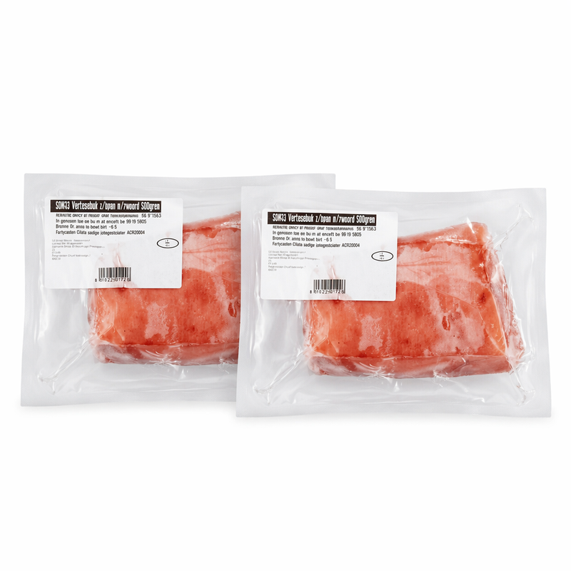 Varkensboude met huid – 2 x 500 g