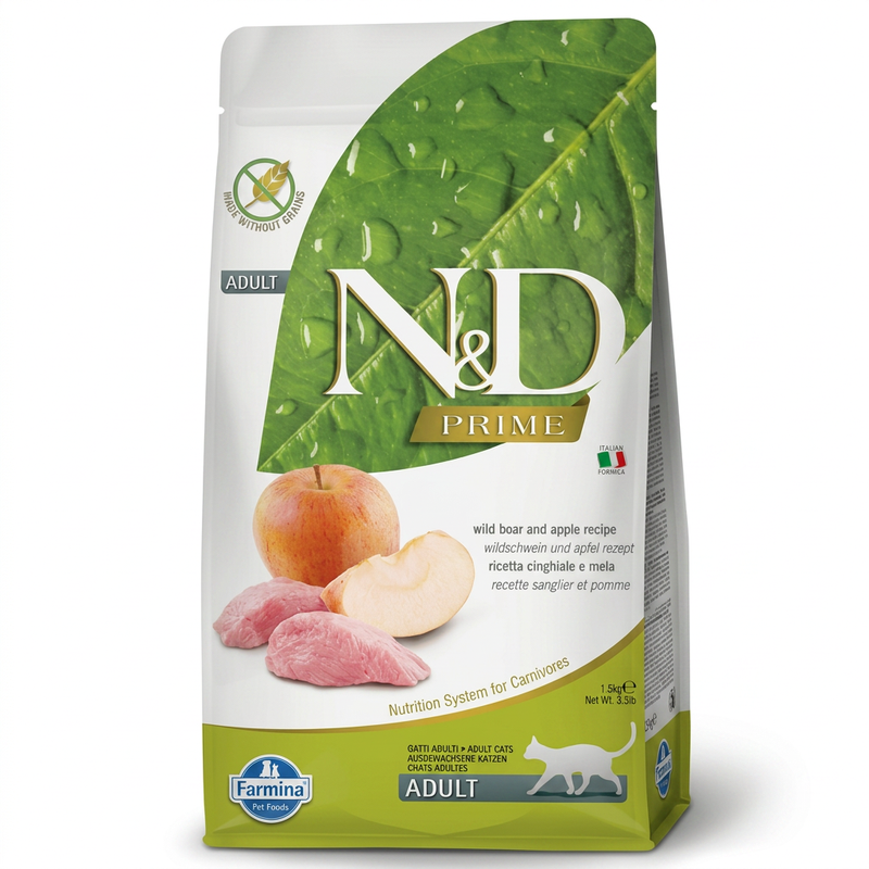 Farmina N&D Prime Katzenfutter Wildschwein 1,5 kg