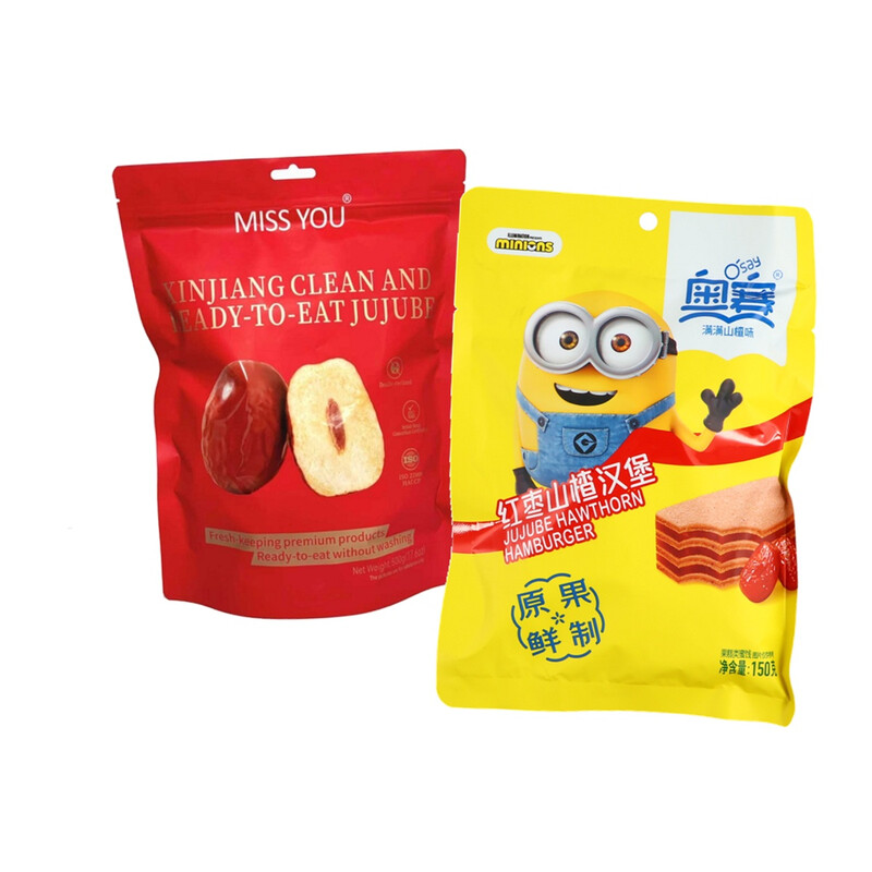 【+1-Yuan-Überraschung】Haoxiangni Klasse-A waschfreie Jujuben + Aosai Jujube-Weißdorn-Burger