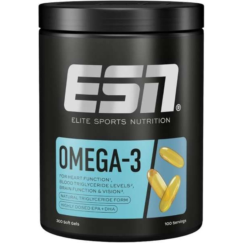 ESN Omega-3-300 Kapseln, 100 Portionen, ohne fischigen Nachgeschmack | Hochdosiert mit 1200 mg EPA und 900 mg DHA pro Tagesportion - getestet auf Schwermetalle - Bild 5