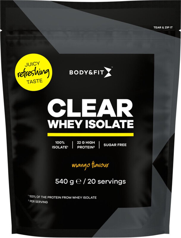Body&Fit Clear Whey Isolate Mango, 270 g (10 porties)